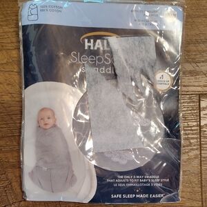 Halo SleepSack Swaddle in Gray With clouds